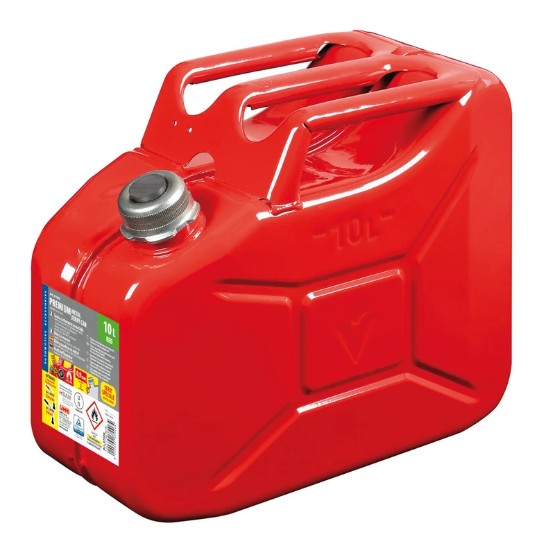 67006 - Premium, tanica carburante in metallo - 10 L - Rosso
