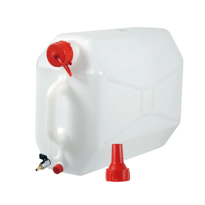 66997 - Tanica in polietilene con rubinetto in metallo - 15 L - Orizzontale