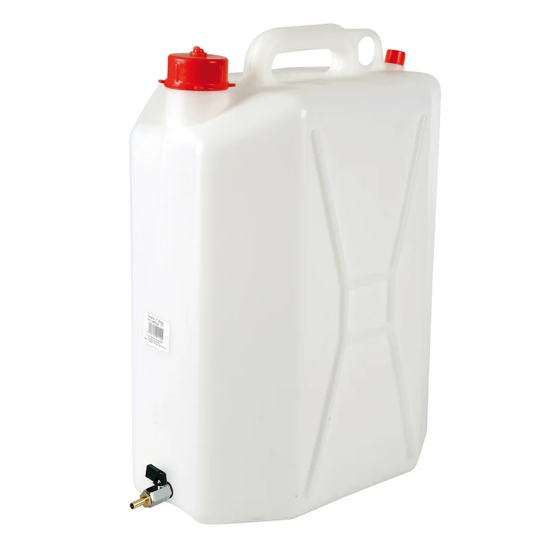 66969 - Tanica in polietilene con rubinetto in metallo - 25 L - Verticale