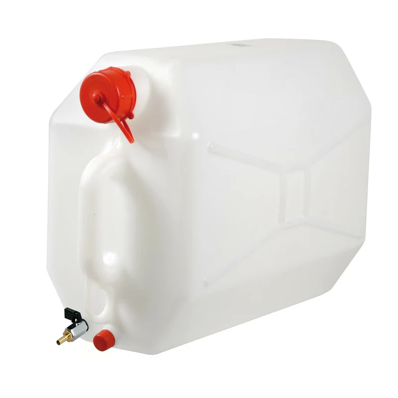 66968 - Tanica in polietilene con rubinetto in metallo - 25 L - Orizzontale