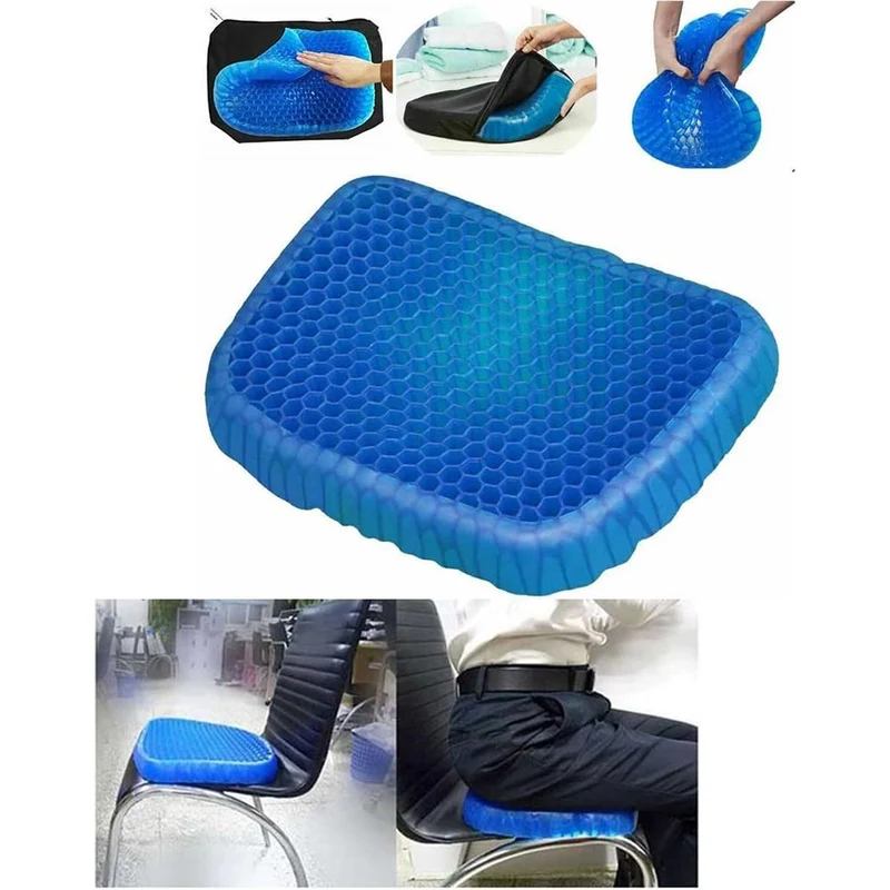 Cuscino in gel a nido d’ape traspirante per postura anatomico