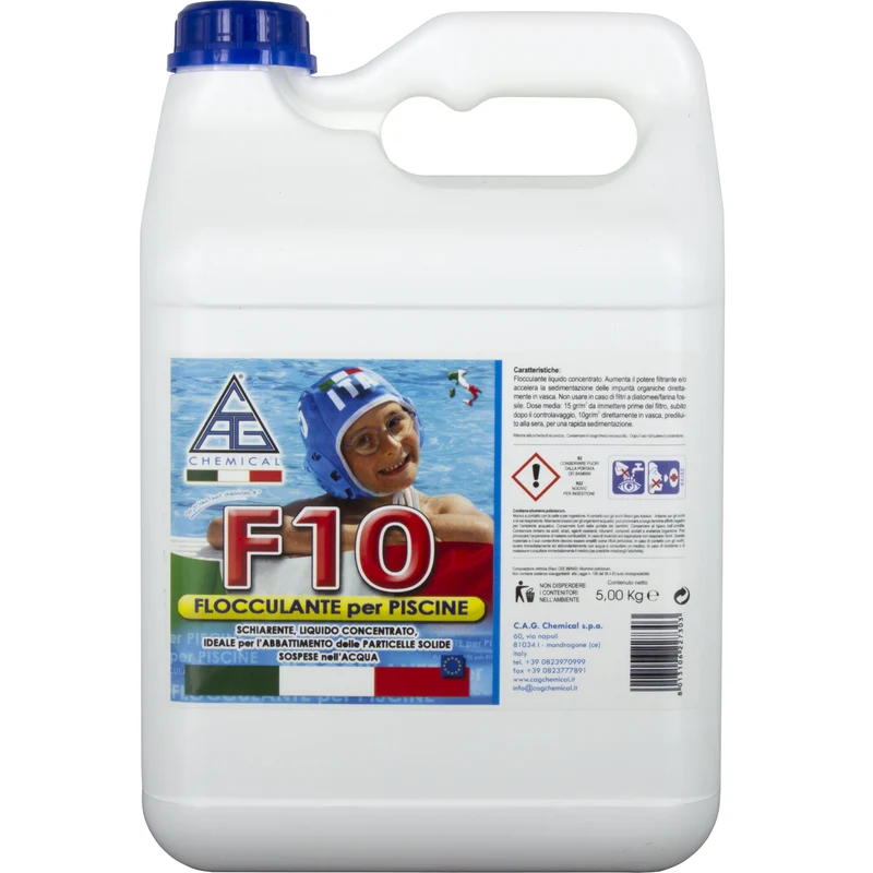 Flocculante Lt 5 Per Piscine Fuoriterra Interrate Pulizia Acqua Limpida