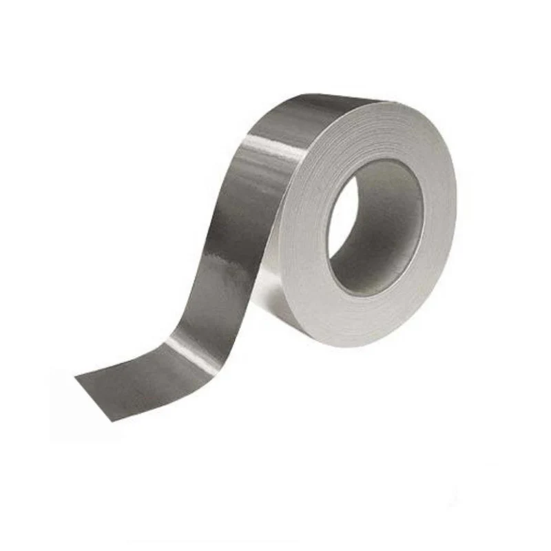 Nastro Alluminio Adesivo Alte Temperature E Basse Mm 50 Tubi Stufe E Caldaie