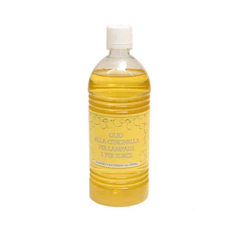 Olio Di Paraffina Alla Citronella Per Torce E Fiaccole Antizanzare Esterno Lt 1