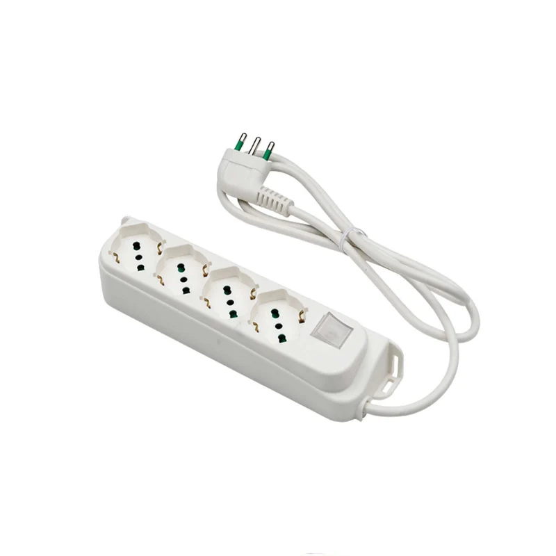 Multipresa Ciabatta 4 Posti Polivalente Schuko Con Interruttore Fanton Fme
