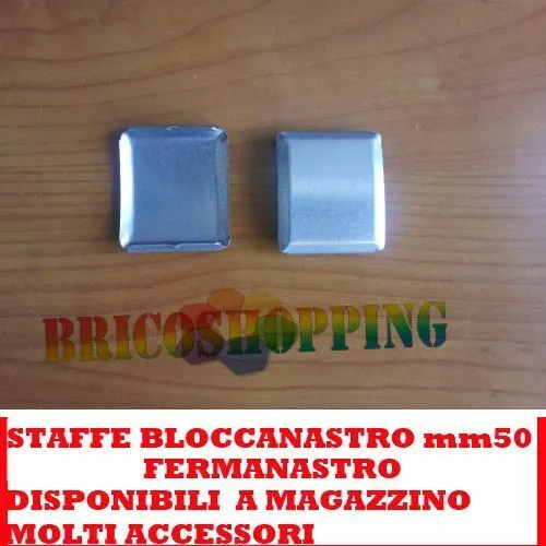 Ricambi Veneziane Coppia Staffa Blocca Nastro Fermanastro Nastro Tenda Veneziana