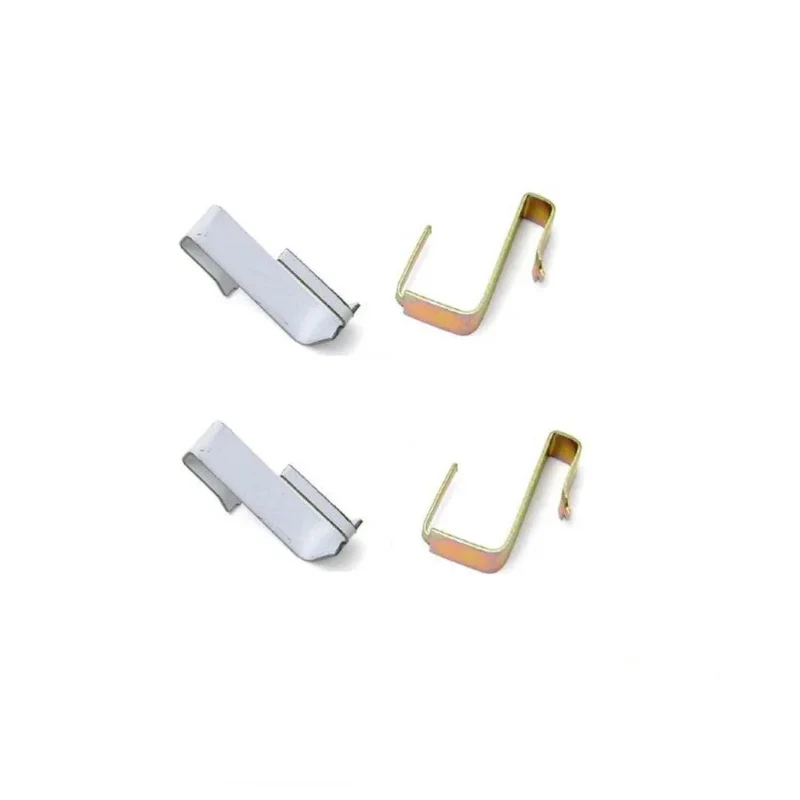Ganci Per Astine Portierini Bris Balconi Finestre Alluminio Ferro Senza Fori 2pz