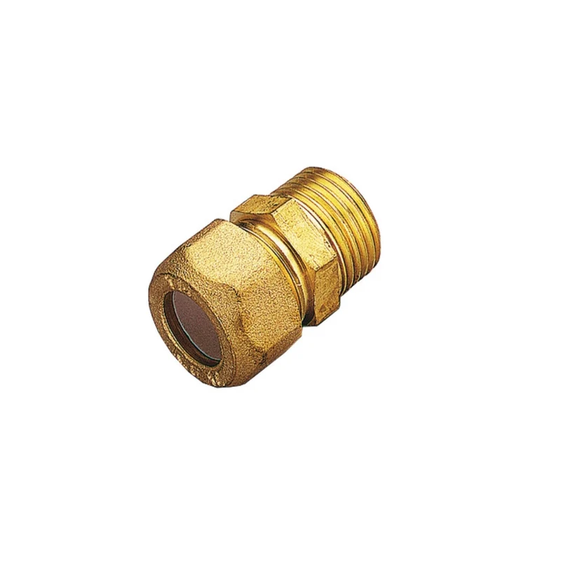 Raccordo Bicono Diritto 12x1/2 in Ottone