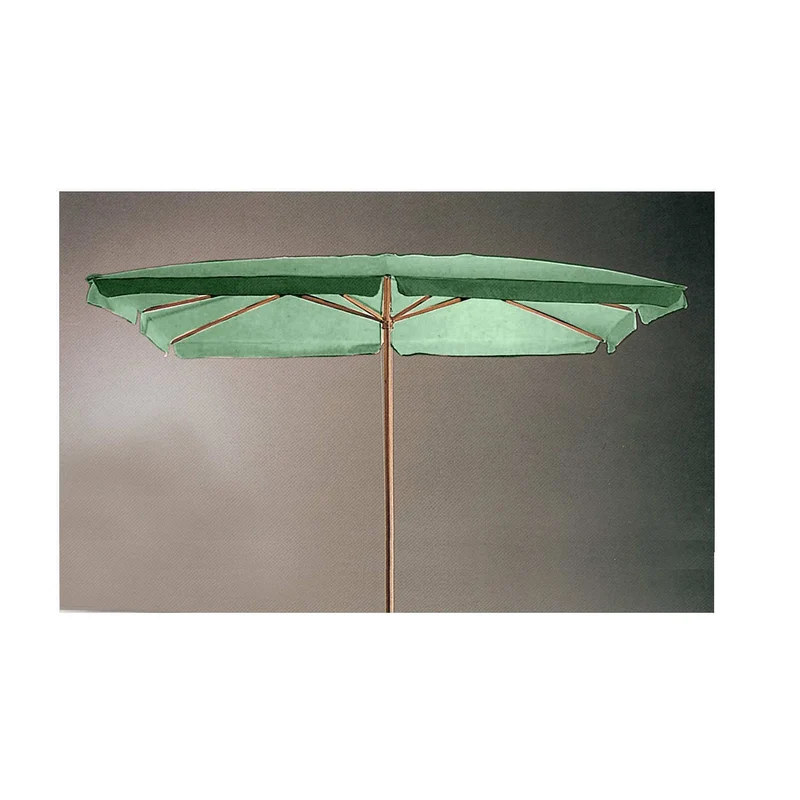 Ombrellone Da Giardino Mt 3x2 2x3 Stecche 6 Pz Diametro 48 Verde