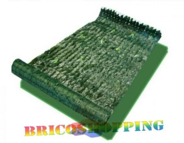 Siepe Sintetica Artificiale Finta Foglia Lauro Edera 3x1 Schermo Totale 2400