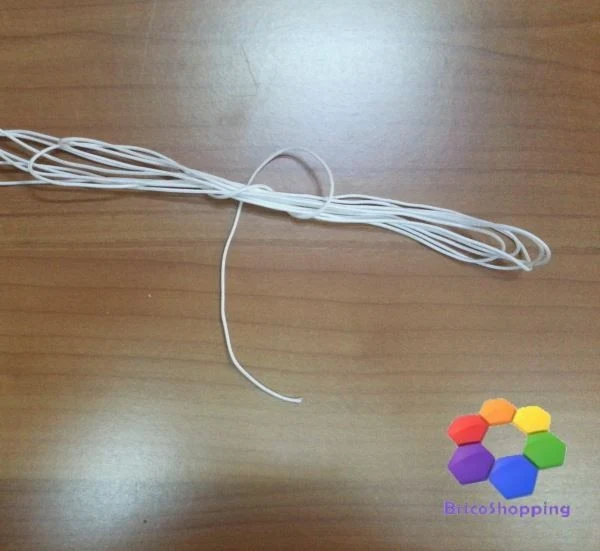 Filo Ricambio Venezianina Veneziana Piccolina 1 Mm 1,3 Mm Bianco 20 Mt