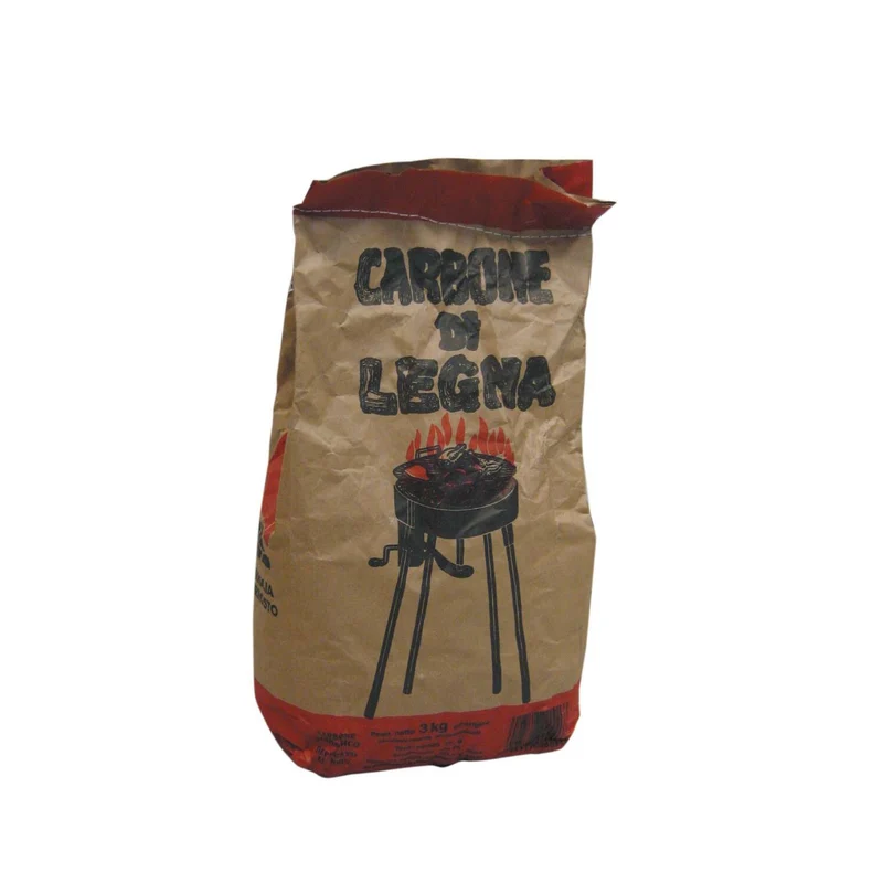 Carbone Carbonella Di Legno Vegetale Alta Resa 2,8 Kg Fornacella Forno Brace