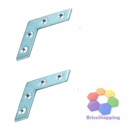 10 PZ LASTRINA STAFFE ANGOLARE CANTONALE RINFORZO 4 5 6 8 10 12 14 CM ZINCATA