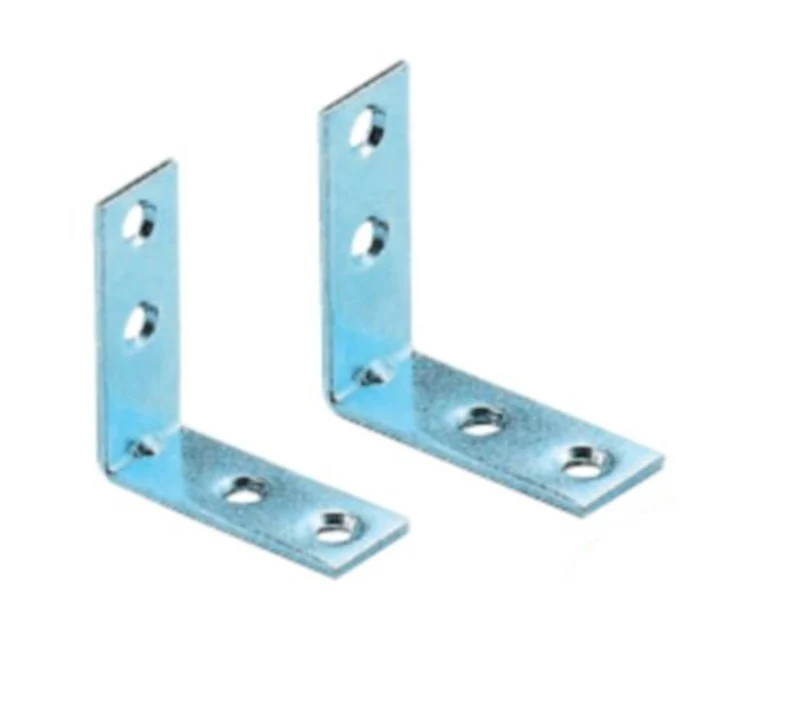10 PZ LASTRINA ANGOLO STAFFE AD L RINFORZO ZINCATE 2 3 4 5 6 7 8 10 CM STAFFA ZI