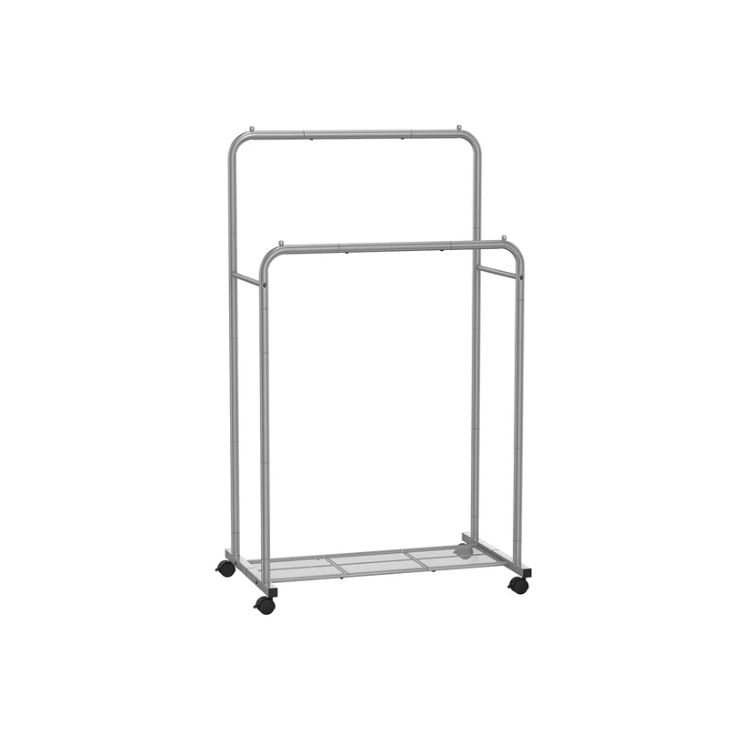 Appendiabiti Metallico Doppio Largo 92,5 cm Bianco