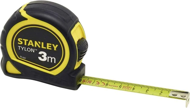 Flessometro Tylon Mt 3 X 12,7mm Stanley 1.30.687 Abs Inserti In Gomma