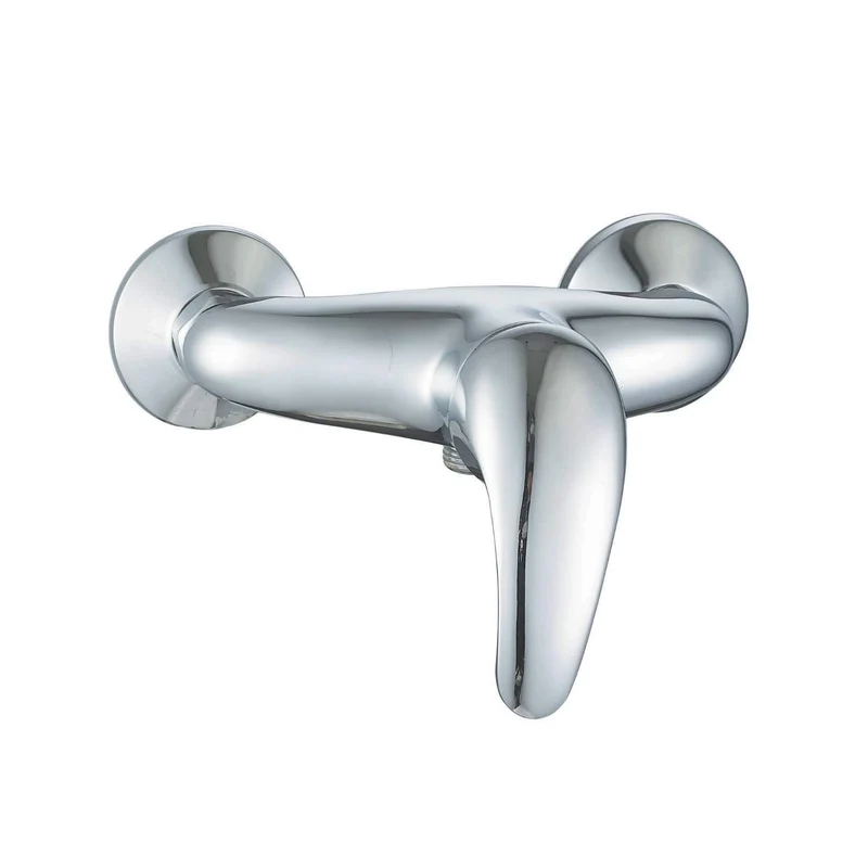 Rubinetto Miscelatore Doccia Esterno Bagno Euro Monocomando Cromo