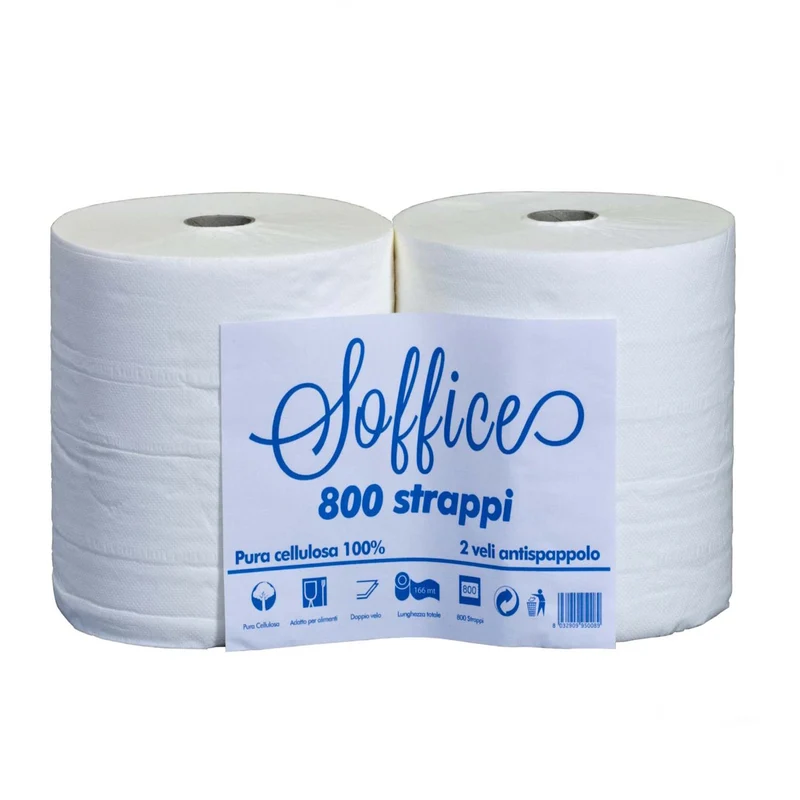 Carta A Strappo Pura Ovatta Di Cellulosa 800 Strappi Prezzo A Coppia