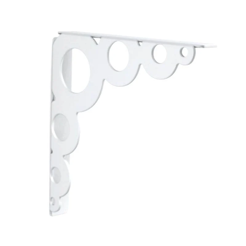 Reggimensola Design Reggi Mensola Mensole Legno Bubble 18 Cm Bianco 2 Pz Doppio Utilizzo