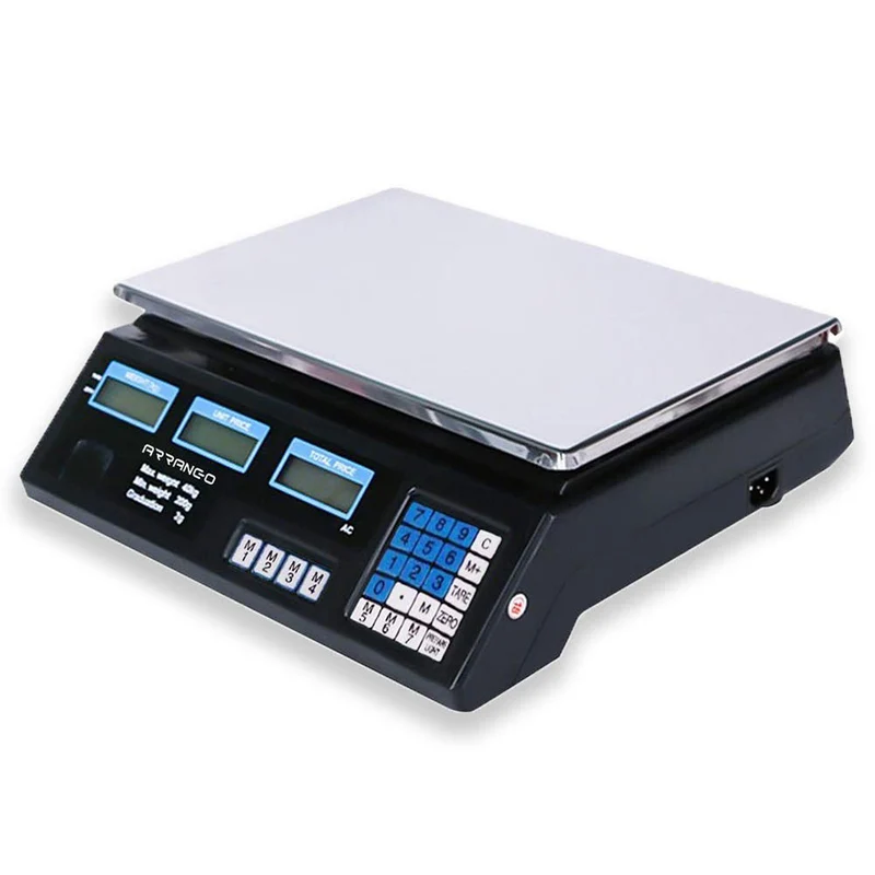 Bilancia digitale 40 kg 6 display retroilluminati divisione 2 g