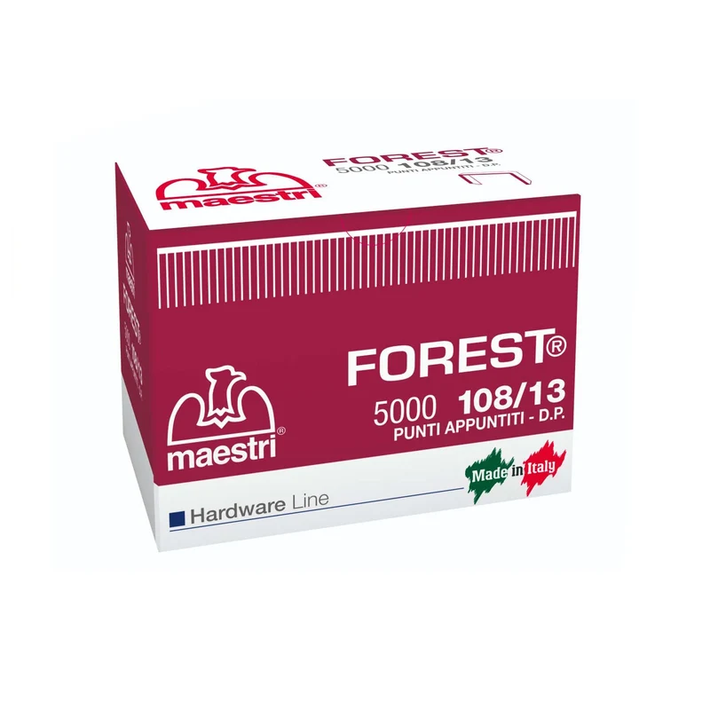 Maestri Punti Spille 108/13 Rocama Metallici 5000 Pz Per Spillatrice Da Banco