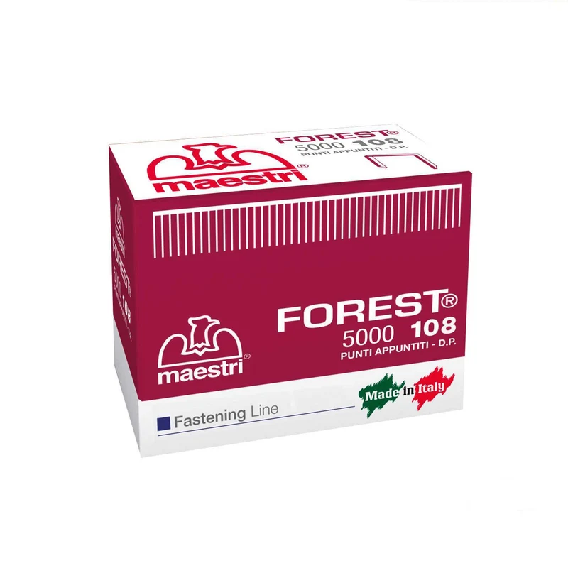Maestri Punti Spille 108 Rocama Roma Metallici 5000 Pz Forest Spillatrice Da Banco
