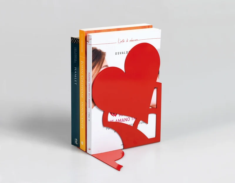 Fermalibri In Acciaio Mon Amour Nero Ferma Reggi Libro Libri Made In Italy Desing