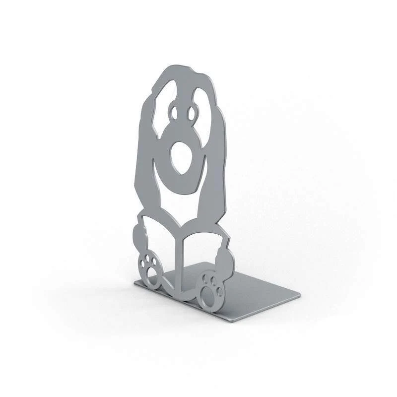 Fermalibri In Acciaio Baubau Argento Ferma Reggi Libro Libri Made In Italy Desing