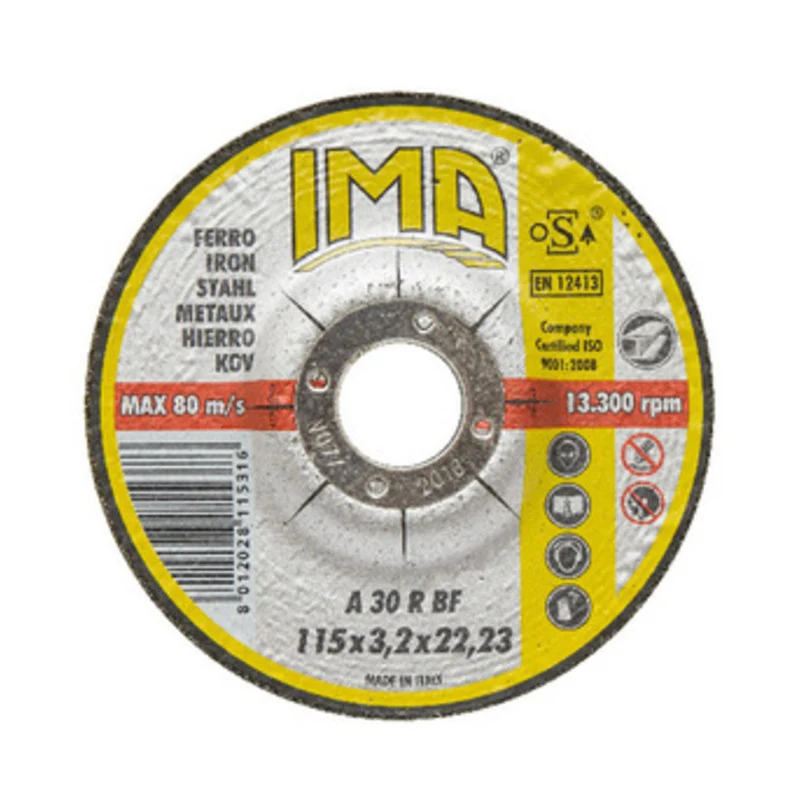 Disco per Flex Flessibile Ferro Ima Smerigliatrice Mini Flessibile 115 X 3,2
