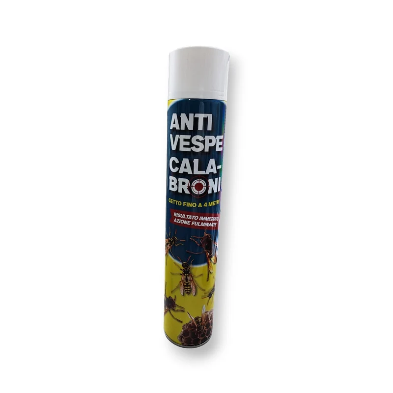 Insetticida Antivespe Vespe e Calabroni Spray Lunga Gittata 4 Mt 750 ml