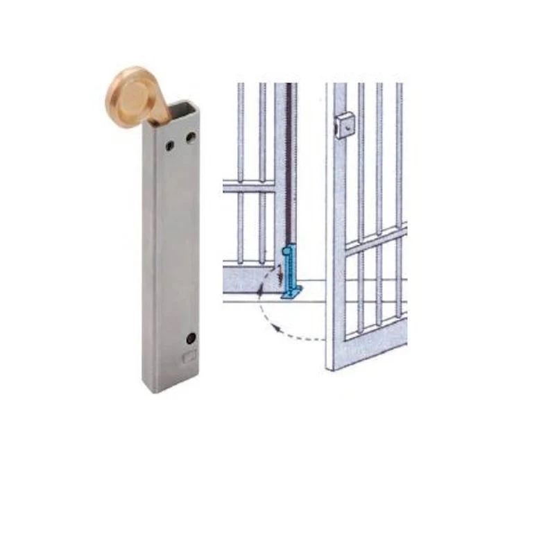Paletto Automatico Battuta A Scatto Per Cancello 2 Ante 30x15x180 Mm