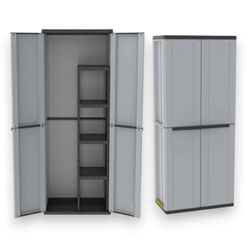 Armadio Terry Jline J-Line 368 2 Ante 68x37x164 Porta Scope Resina Portascope