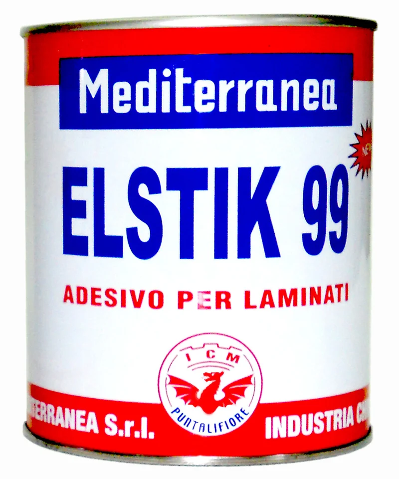 Elstik 99 Colla Adesivo A Contatto Ml. 850 Adesivo A Solvente Per Laminati Plastici
