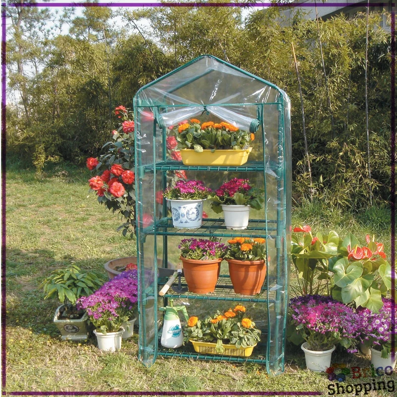Serra Da Giardino Balcone Terrazza Orto Miniserra 4 Piani 69x49x158h