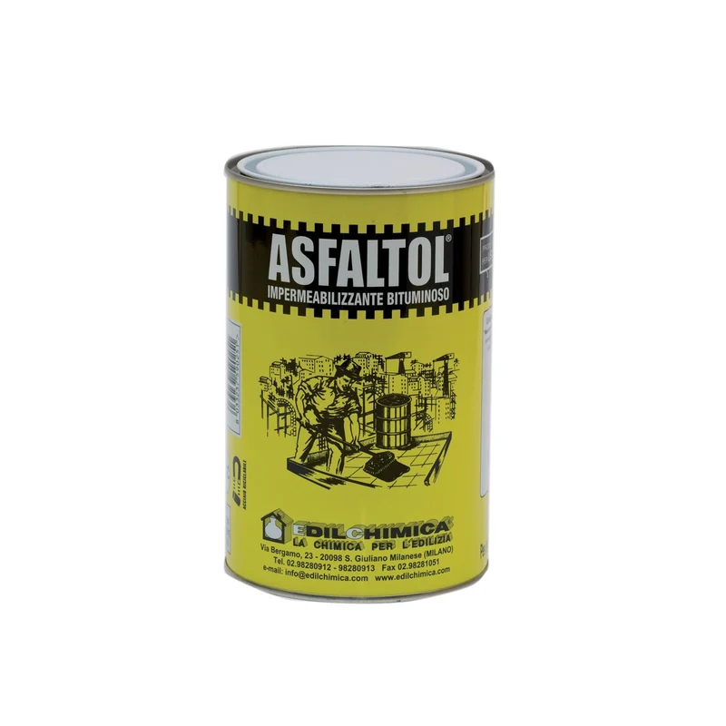 Asfalto Liquido 1,5 kg Pasta Bituminosa Manto Bituminoso Alta Densità