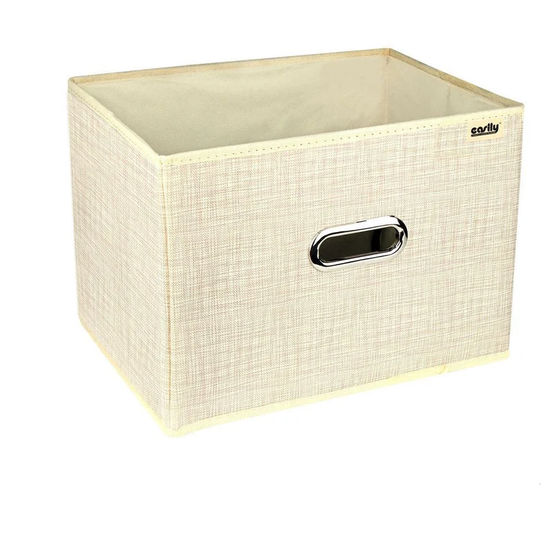 Scatola porta abiti porta documenti oggetti contenitore 23x23x33 cm