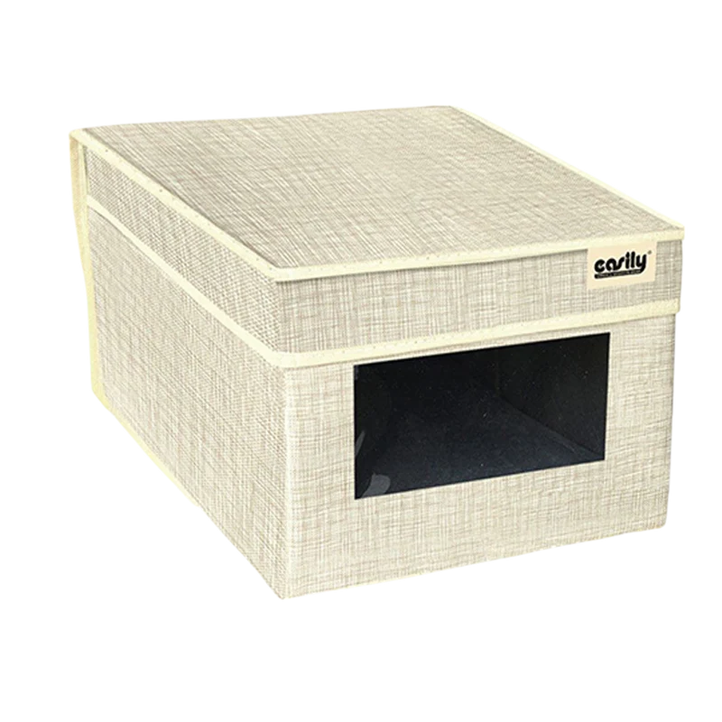 Scatola porta abiti con coperchio porta documenti oggetti 25x35x16 cm