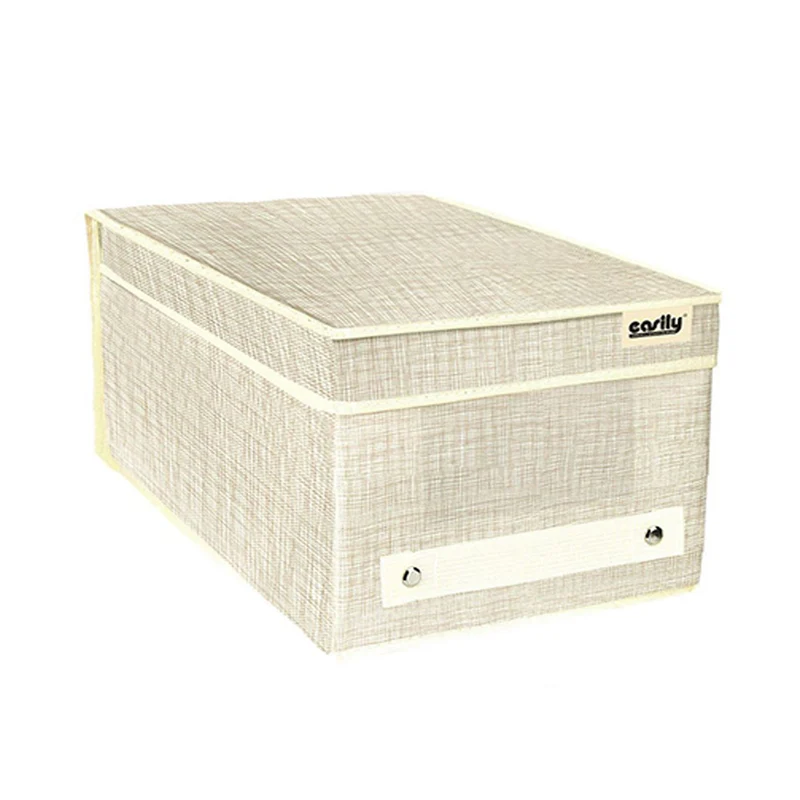 Scatola porta abiti con coperchio porta documenti oggetti 18x33x15 cm