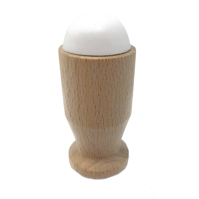 Ferma porta da paretei in legno con tampone in gomma paracolpi