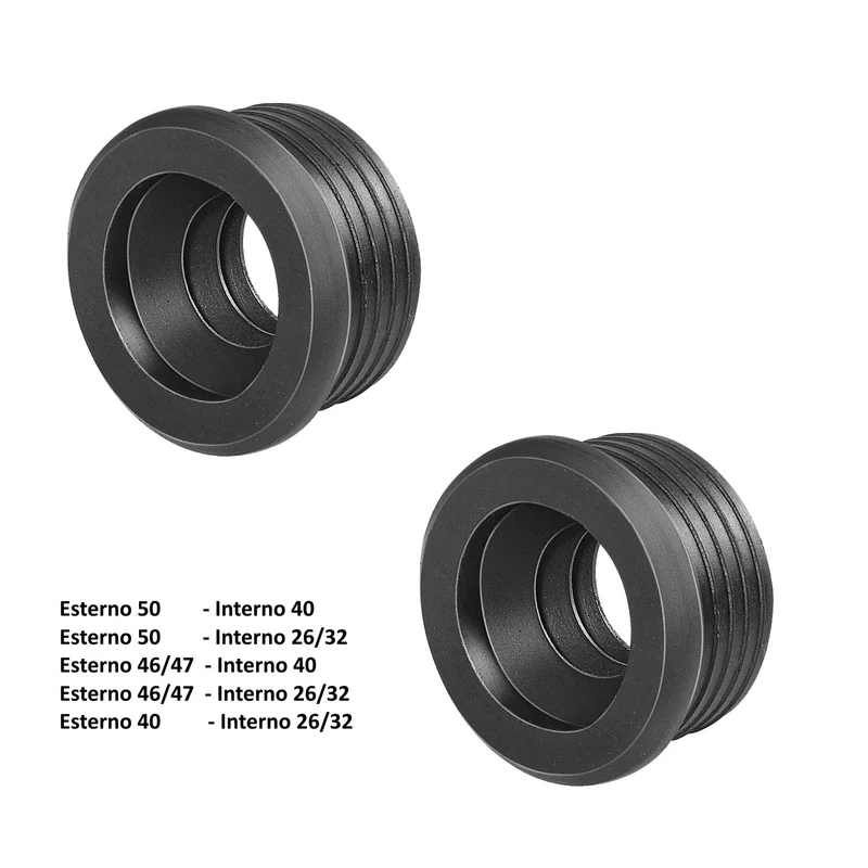 Guarnizione Morsetto per Curva Tecnica Cassetta Scarico WC Tubo Carico Acqua 2PZ