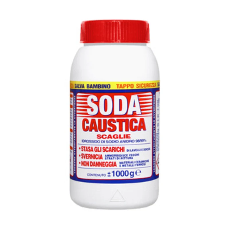 Soda Caustica A Scaglie Kg 1 Sgrassante Sgorgante