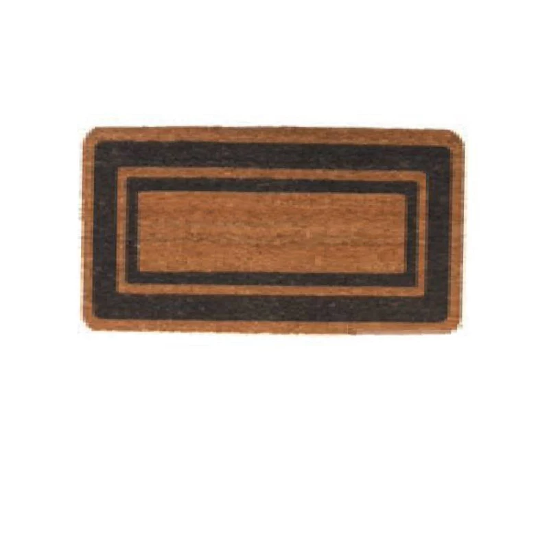 ZERBINO COCCO NATURALE BASE GOMMA 140x70 TAPPETO FUORI PORTA CONDOMINI PALAZZI