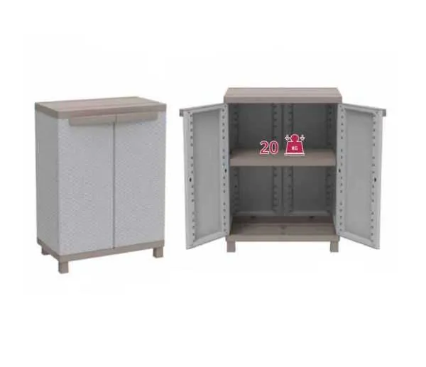 Armadio Resina Terry C-Rattan Crattan Basso 68x39x91h T/P Rattan