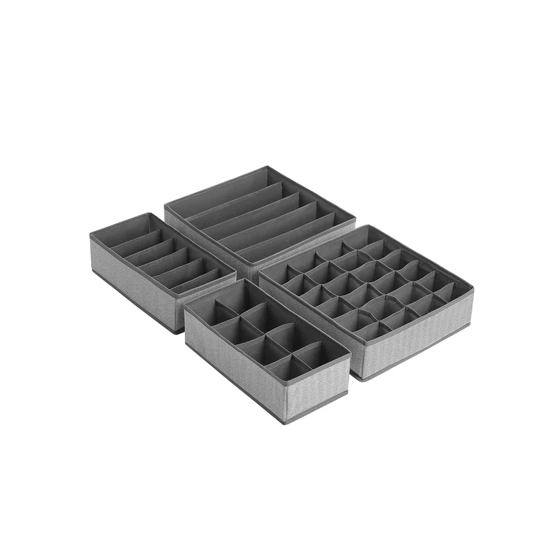 Set di 4 scatole per biancheria intima