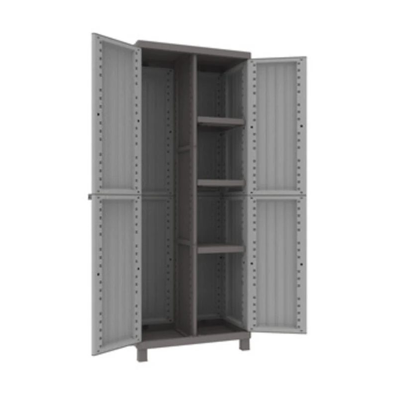 Armadio Terry Cwood 68x39x170h Portascope 3680 Resina Effetto Legno