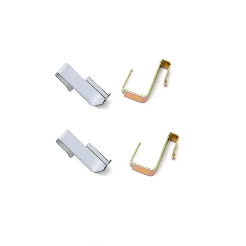 Ganci Per Astine Portierini Bris Balconi Finestre Alluminio Ferro Senza Fori 2pz