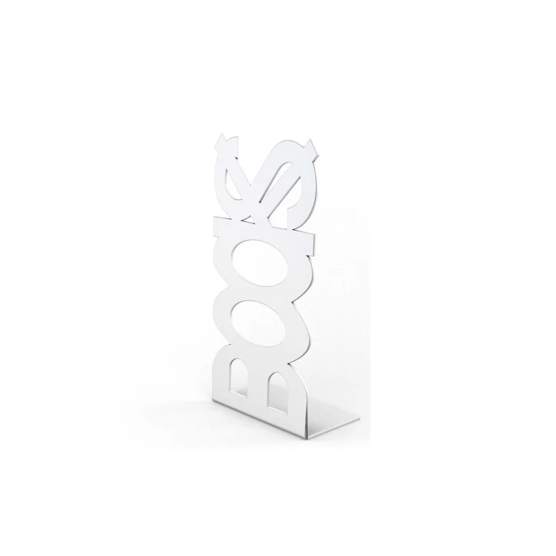 Fermalibri In Acciaio Books Bianco Book Ferma Libro Libri Made In Italy