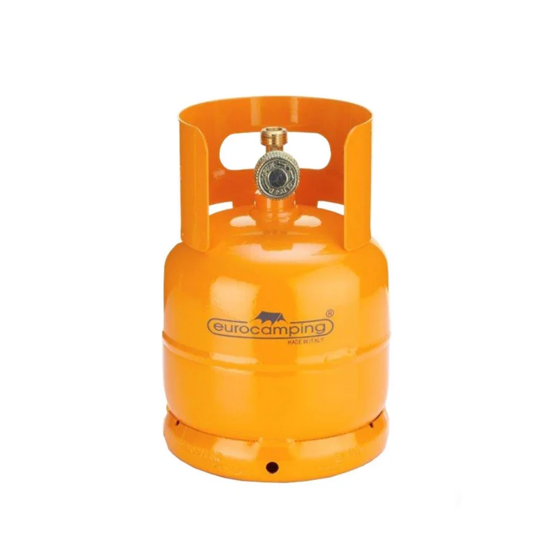 Bombola Gas Gpl Liquido Barbecue Campeggio Fornello Cannello Kg 1 Lt 2,5 Vuota