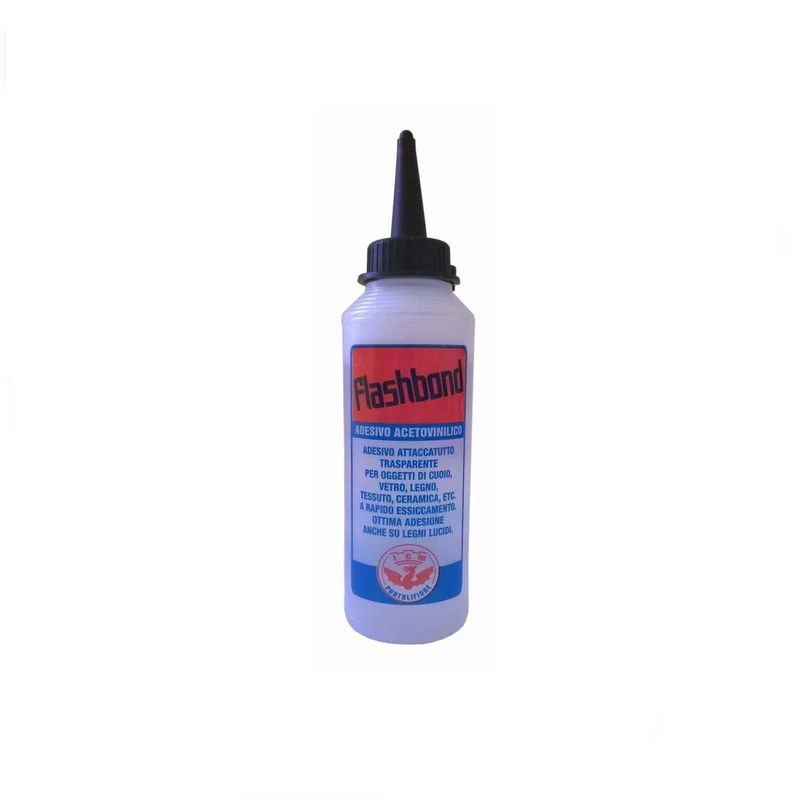 Flashbond Colla Adesivo Rapido Trasparente Acetovinilico Aceto Vinilica 125 Ml