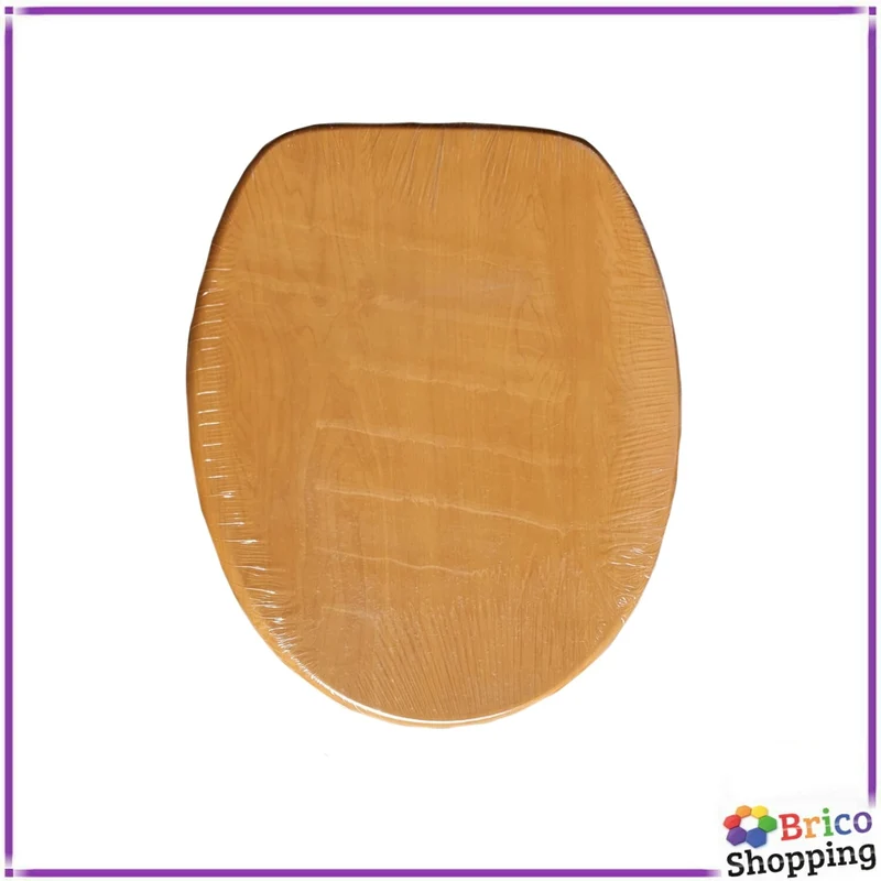 Copriwater Copri Water Wc Bagno Legno Mdf Effetto Ciliegio Coprivaso